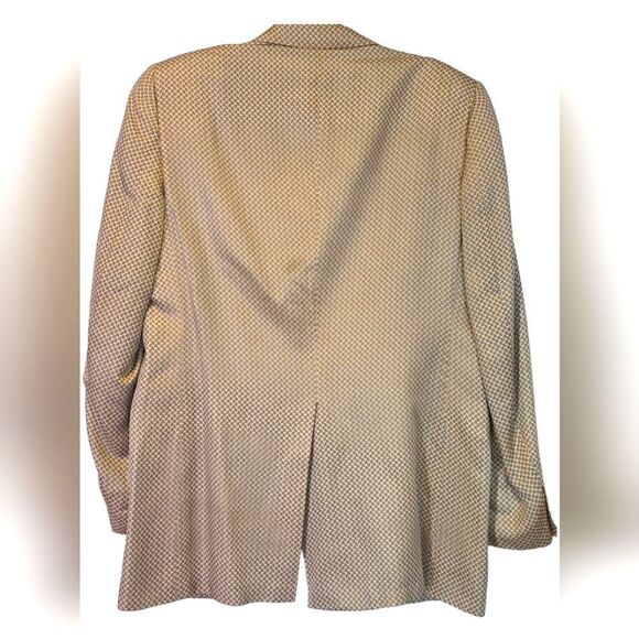 Vintage Union Made I.Magnin 70s All-over Paisley 100% Silk Sport Coat | 42 Long - Picture 2 of 10
